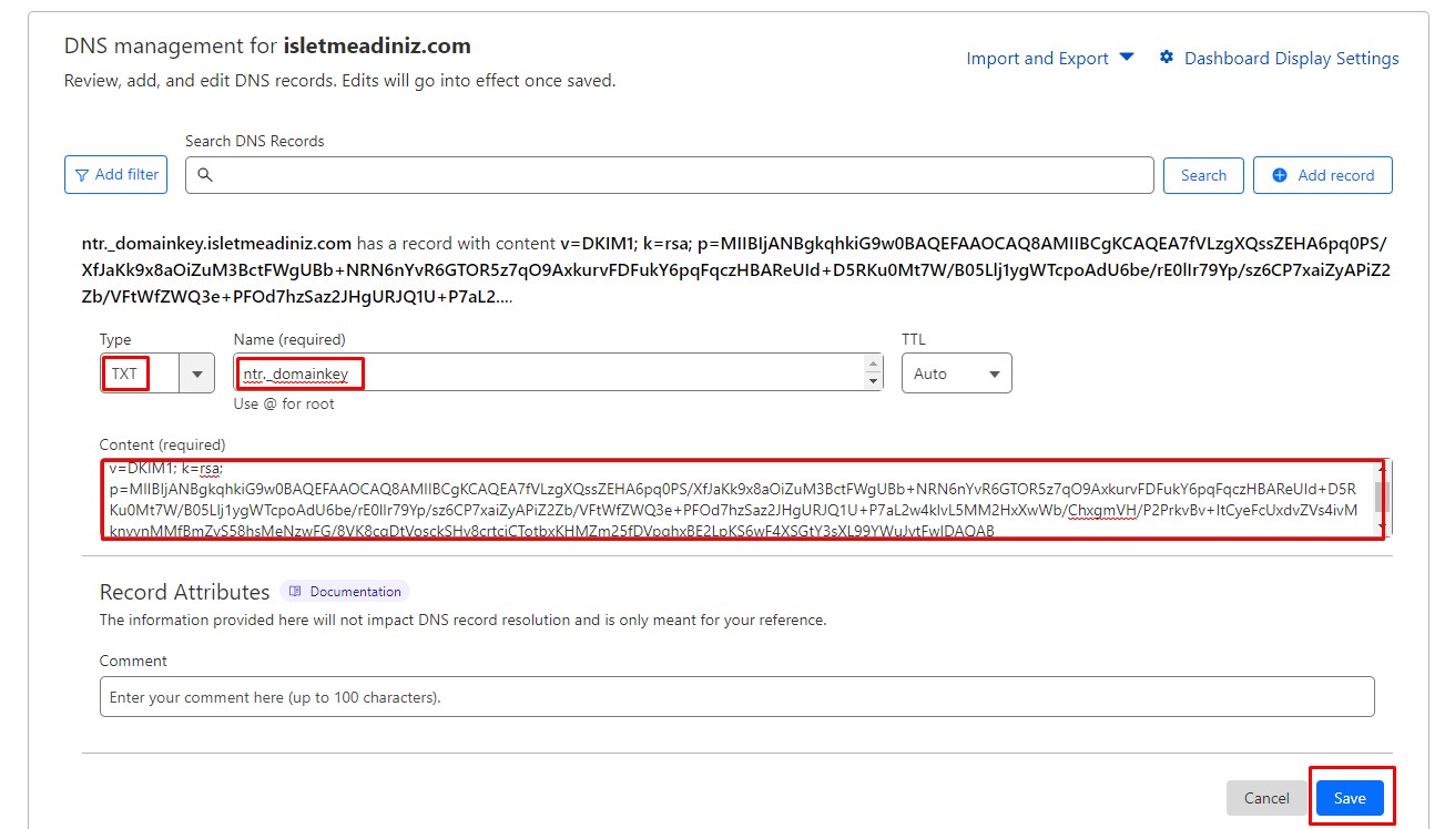 cloudflare SPF Kaydı Cyber Akademi